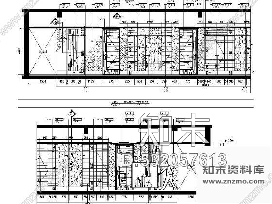 施工图酒店客房走廊及电梯厅施工图施工图下载【ID:532057613】