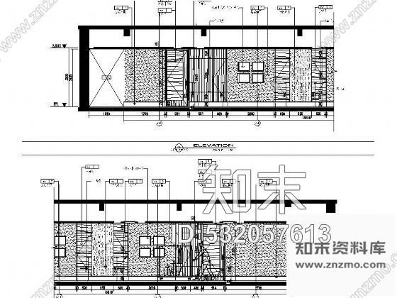 施工图酒店客房走廊及电梯厅施工图施工图下载【ID:532057613】