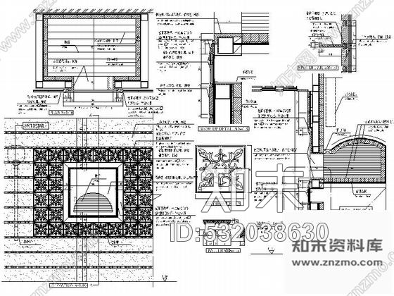施工图北京某豪华酒店意大利特色餐厅施工图cad施工图下载【ID:532038630】