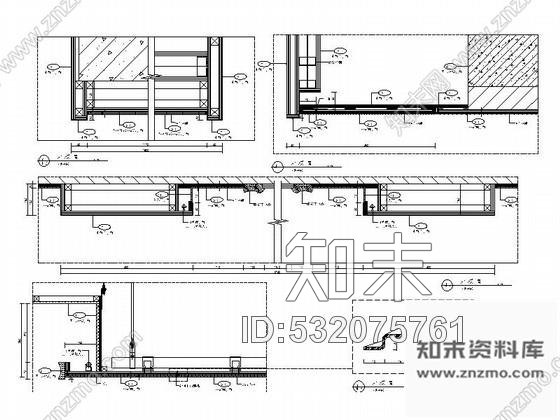 施工图重庆精致售楼处装修图cad施工图下载【ID:532075761】
