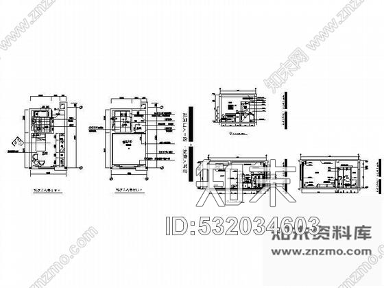 酒店残疾人客房装修图cad施工图下载【ID:532034603】