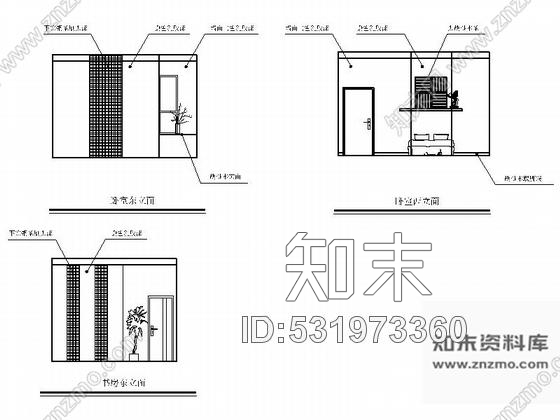 施工图时尚现代风格两层别墅装修图含效果图施工图下载【ID:531973360】