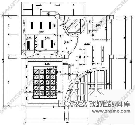 施工图某售楼中心、旅行社大厅装修图cad施工图下载【ID:532074729】