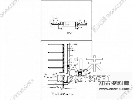 图块/节点某店铺二层广告灯箱节点详图施工图下载【ID:832169771】