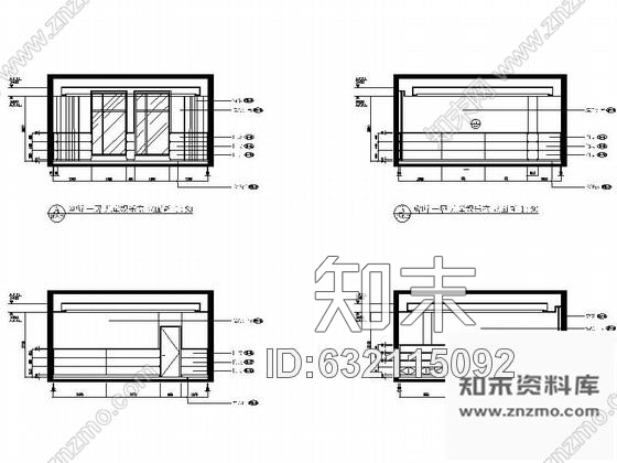 施工图浙江高档地下室休闲会所室内装饰设计CAD施工图cad施工图下载【ID:632115092】