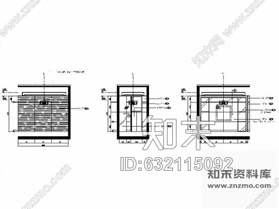 施工图浙江高档地下室休闲会所室内装饰设计CAD施工图cad施工图下载【ID:632115092】