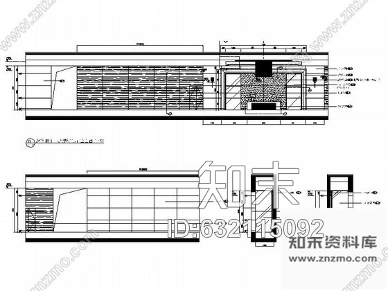 施工图浙江高档地下室休闲会所室内装饰设计CAD施工图cad施工图下载【ID:632115092】