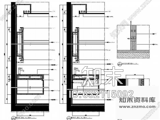 施工图浙江高档地下室休闲会所室内装饰设计CAD施工图cad施工图下载【ID:632115092】