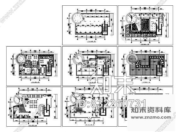 图块/节点办公空间平面图cad施工图下载【ID:832260731】