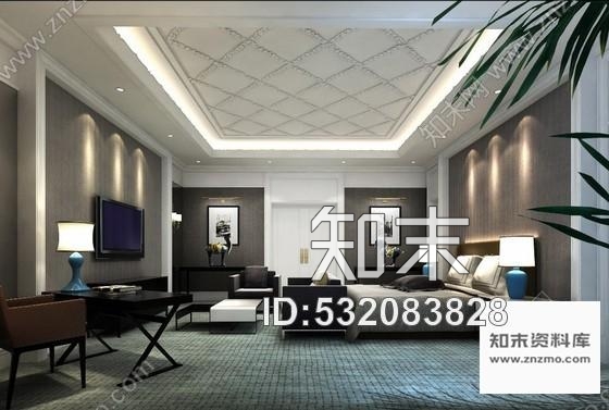 施工图某知名汽车集团气派办公空间局部装修图含效果cad施工图下载【ID:532083828】
