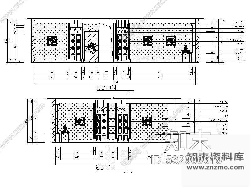 施工图豪华宾馆装修图cad施工图下载【ID:532060619】