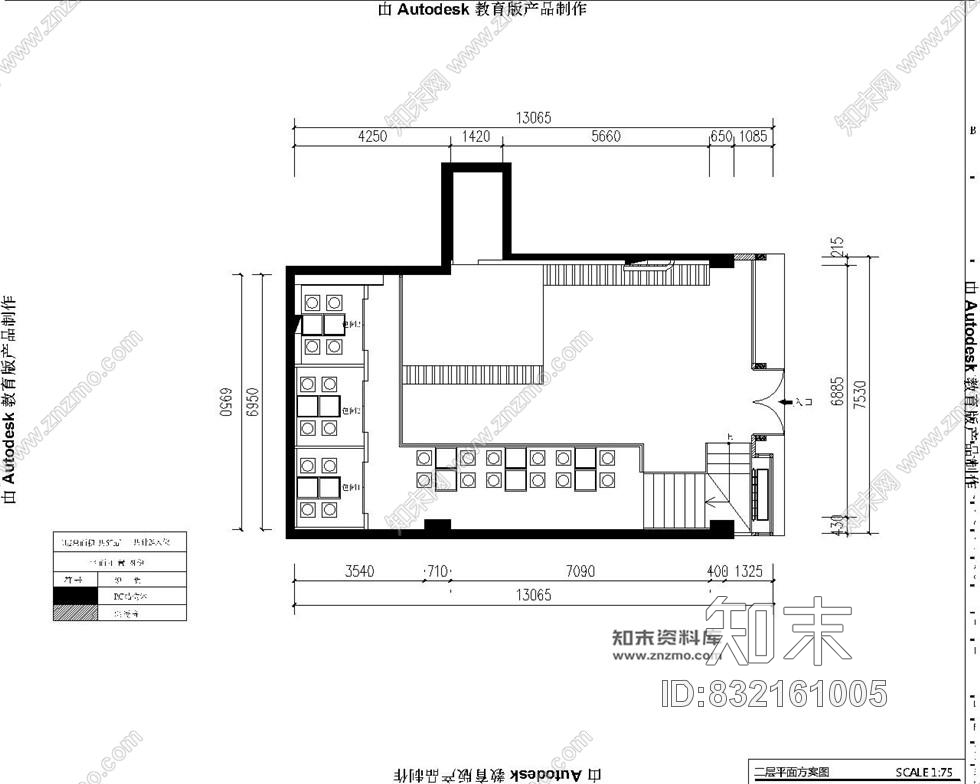 2017日式料理们头室内装修cad施工图纸及效果图(含水电)施工图下载【ID:832161005】