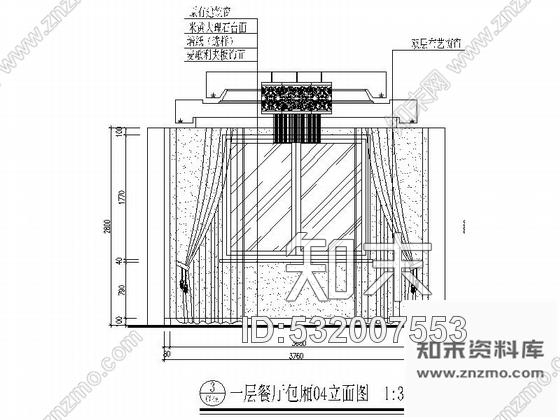 施工图广东某四星酒店餐饮区施工图cad施工图下载【ID:532007553】