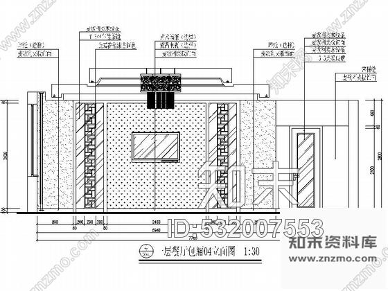 施工图广东某四星酒店餐饮区施工图cad施工图下载【ID:532007553】