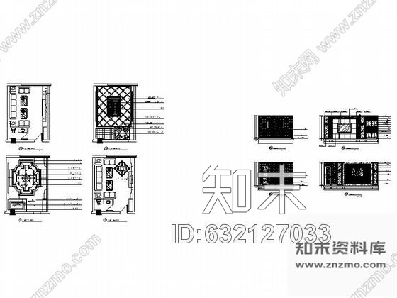 施工图某欧式娱乐会所包房9装修图cad施工图下载【ID:632127033】