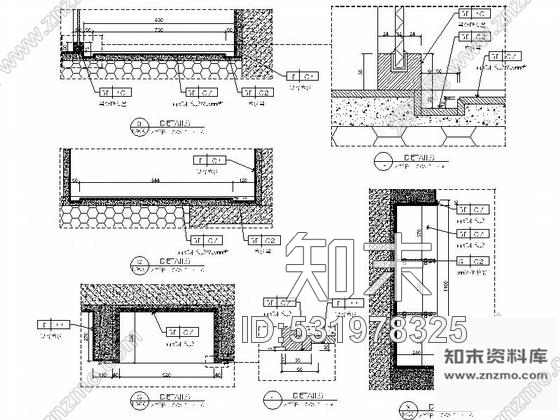 施工图浙江豪华现代五室两厅两层别墅装修室内设计施工图cad施工图下载【ID:531978325】