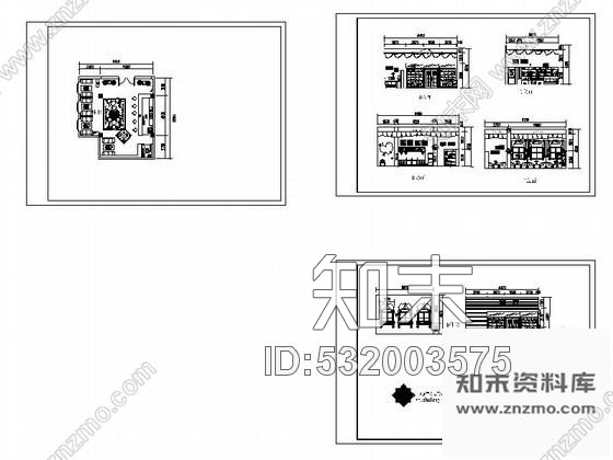 施工图南宁田园风咖啡店装修方案施工图下载【ID:532003575】