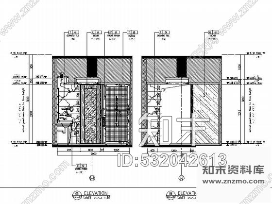 施工图深圳某国际大酒店K1房型客房施工图施工图下载【ID:532042613】