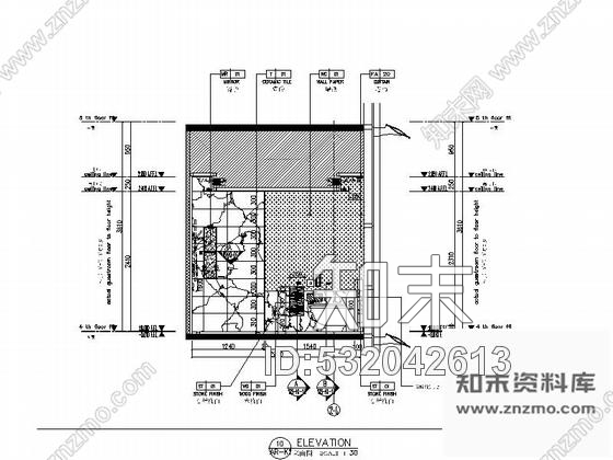 施工图深圳某国际大酒店K1房型客房施工图施工图下载【ID:532042613】