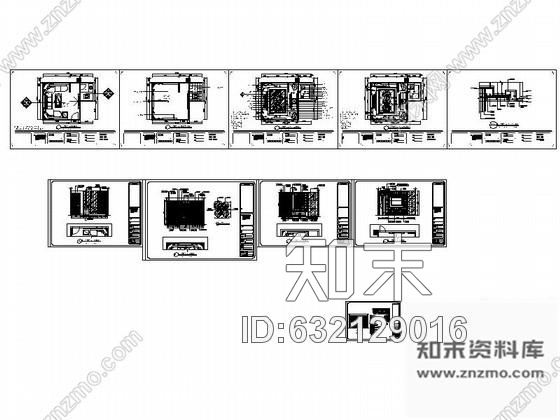 施工图豪华KTV包厢室内装修图Ⅴcad施工图下载【ID:632129016】