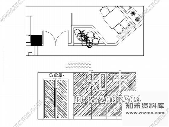 施工图原创全国连锁现代中餐饭馆室内装修施工图cad施工图下载【ID:532003504】