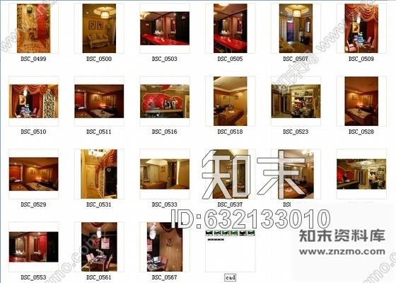 施工图福建全国连锁欧式风格美容院室内装修施工图含实景cad施工图下载【ID:632133010】