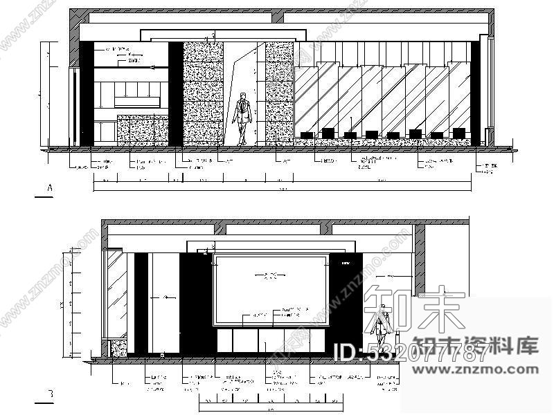 施工图上海某小区售楼处施工图cad施工图下载【ID:532077787】