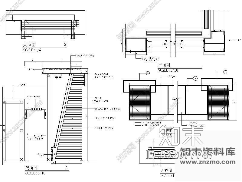 施工图上海某小区售楼处施工图cad施工图下载【ID:532077787】