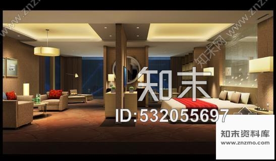 施工图某宾馆装修图(含效果)cad施工图下载【ID:532055697】