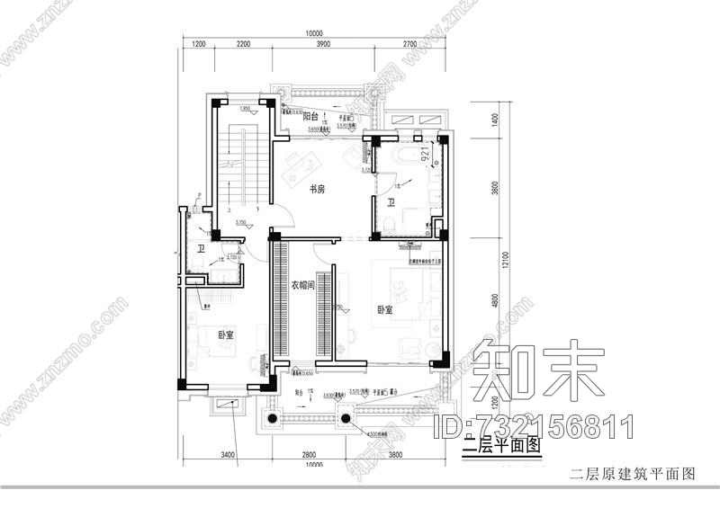 碧桂园址山BJ260(3S)右户别墅样板房cad施工图下载【ID:732156811】