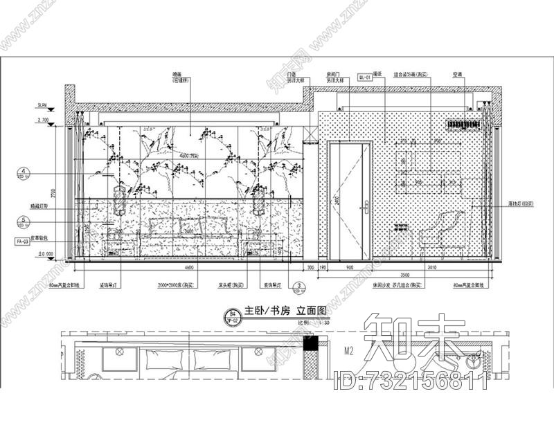 碧桂园址山BJ260(3S)右户别墅样板房cad施工图下载【ID:732156811】