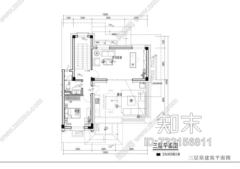 碧桂园址山BJ260(3S)右户别墅样板房cad施工图下载【ID:732156811】