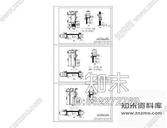 图块/节点木包边门详图cad施工图下载【ID:832272769】