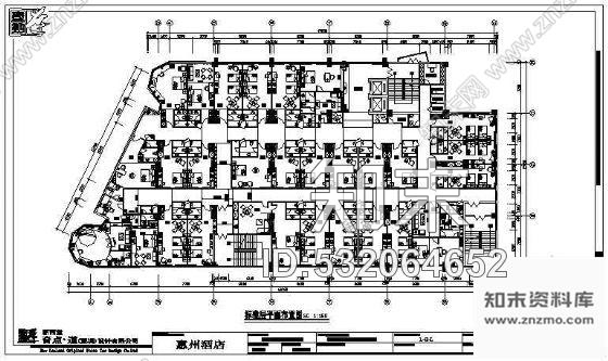 施工图惠州酒店装修图cad施工图下载【ID:532064652】