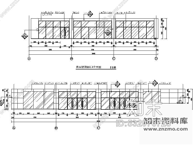 施工图辽宁三层购物商场施工图含效果cad施工图下载【ID:532076725】