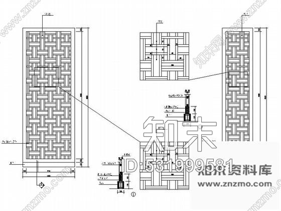 施工图天津特色湘菜馆室内装修图含效果cad施工图下载【ID:531999581】