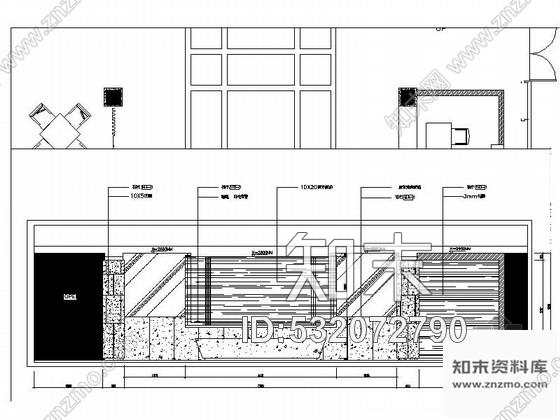 施工图浙江某花园小区售楼处室内装修施工图cad施工图下载【ID:532072790】