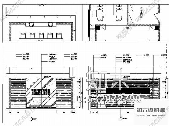 施工图浙江某花园小区售楼处室内装修施工图cad施工图下载【ID:532072790】