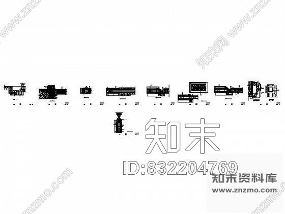 图块/节点黑檀木入户门详图cad施工图下载【ID:832204769】