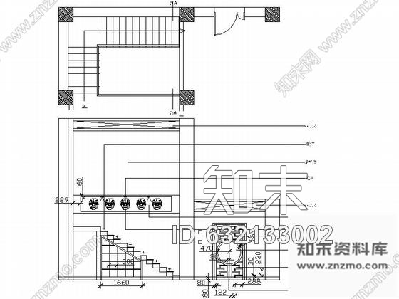 施工图大连国内连锁时尚典雅两层美容院室内装修施工图cad施工图下载【ID:632133002】