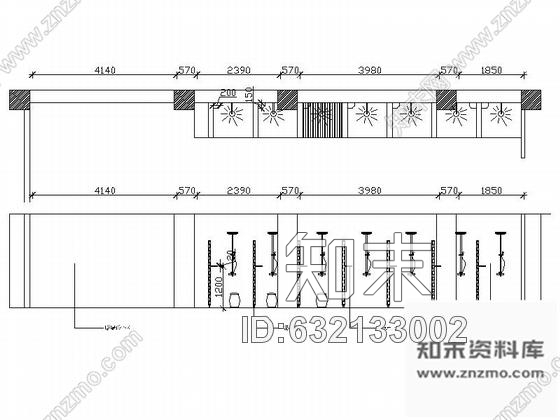 施工图大连国内连锁时尚典雅两层美容院室内装修施工图cad施工图下载【ID:632133002】