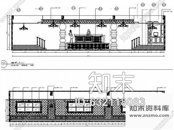 施工图营口时尚国际娱乐会所室内装修图cad施工图下载【ID:632118083】