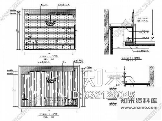 施工图北京高档奢华KTV包厢室内施工图cad施工图下载【ID:632126045】