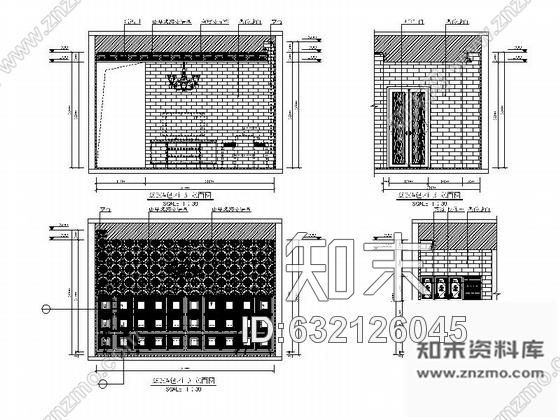 施工图北京高档奢华KTV包厢室内施工图cad施工图下载【ID:632126045】