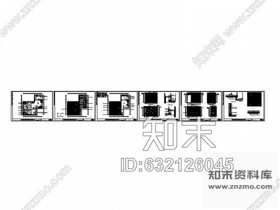 施工图北京高档奢华KTV包厢室内施工图cad施工图下载【ID:632126045】