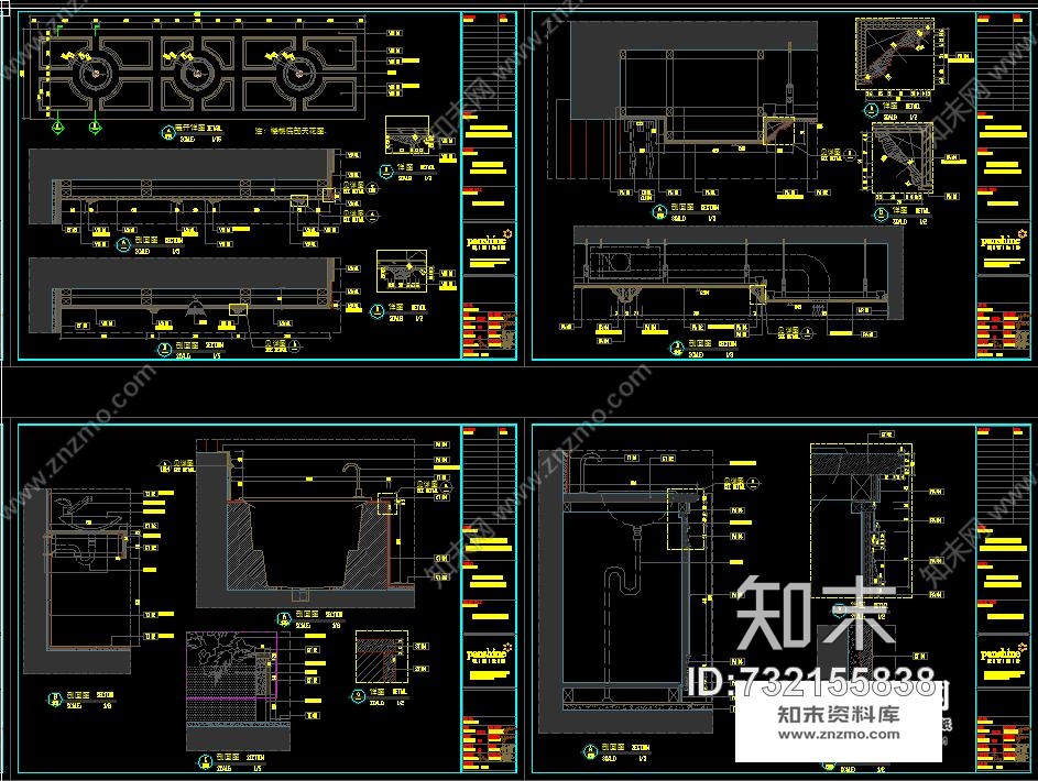 李益中-安徽芜湖凰城玫瑰-J别墅cad施工图施工图下载【ID:732155838】