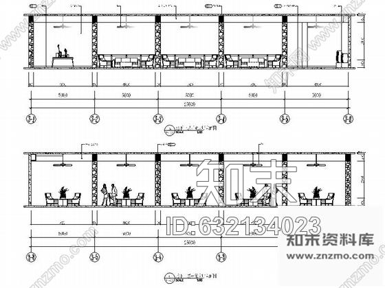 施工图中山三层高尔夫练习场室内装修CAD施工图含施工现场实景照片施工图下载【ID:632134023】