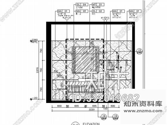 施工图绵阳5星酒店温馨标准双人间客房室内设计CAD施工图施工图下载【ID:532019682】