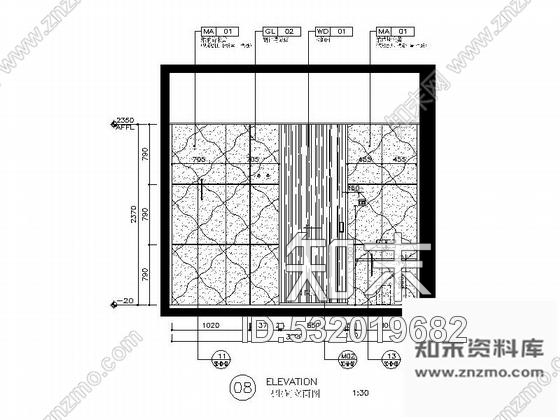 施工图绵阳5星酒店温馨标准双人间客房室内设计CAD施工图施工图下载【ID:532019682】