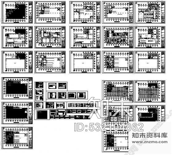 施工图某公司厂房办公楼装饰图cad施工图下载【ID:532104862】